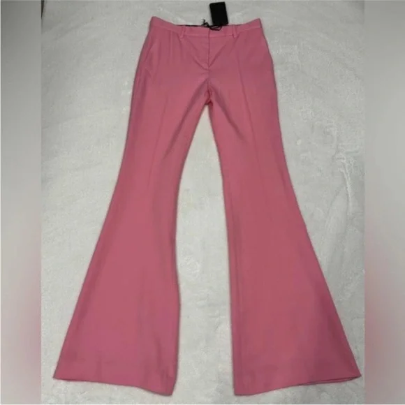 Versace Flared Suit Trousers Pastel Pink Women's EU 40/US Small